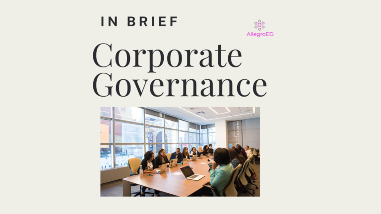 In Brief: What is Corporate Governance?